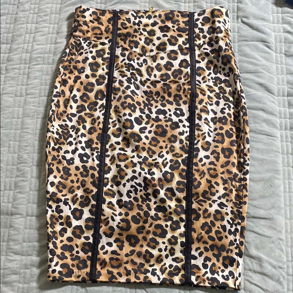 XOXO Tan Knee-Length Pencil Skirt for Night Out